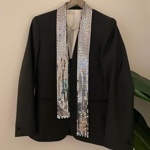 MAISON MARTIN MARGIELA x H&M MIRROR SCARF BLAZER